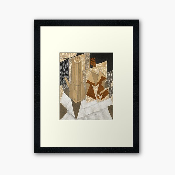 Aperçu de l'œuvre oeuvre d'art de juan gris, artiste juan gris, peintures de juan gris, collage juan gris, art cubiste de juan gris, estampes de juan gris créée et vendue par rosa-reid.