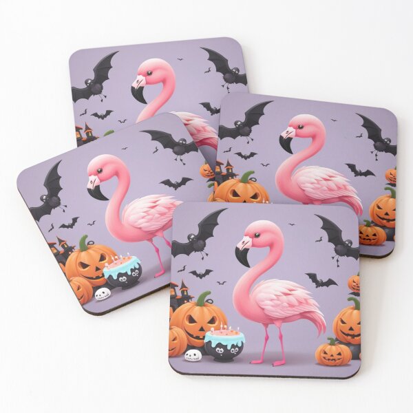 Item preview, Flamingo in Cute Halloween Costume designed and sold by NeatThingLover.