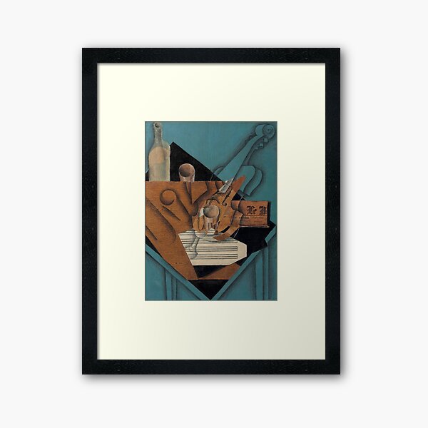 Aperçu de l'œuvre oeuvre d'art de juan gris, artiste juan gris, peintures de juan gris, collage juan gris, art cubiste de juan gris, estampes de juan gris créée et vendue par rosa-reid.