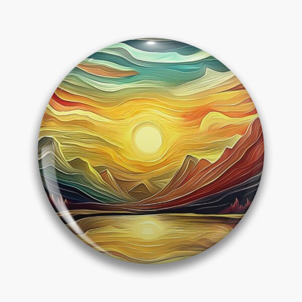 Item preview, Fantasy Dreamscape, Psychedelic Sunset, Mountain Sunrise designed and sold by Fantasy Masterpiece.