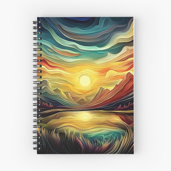 Item preview, Fantasy Dreamscape, Psychedelic Sunset, Mountain Sunrise designed and sold by Fantasy Masterpiece.
