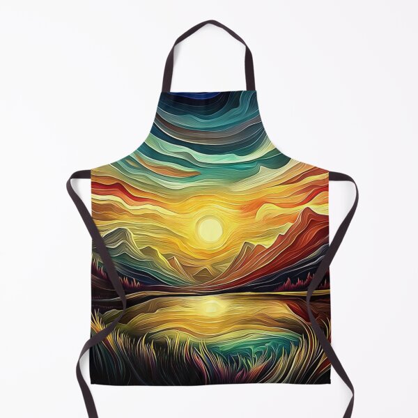 Item preview, Fantasy Dreamscape, Psychedelic Sunset, Mountain Sunrise designed and sold by Fantasy Masterpiece.