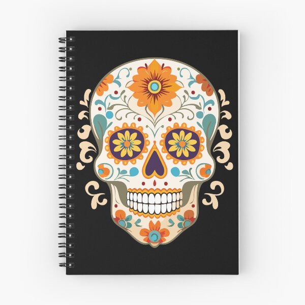Item preview, Sugar Shull with floral pattern designed and sold by CreativeFlux.