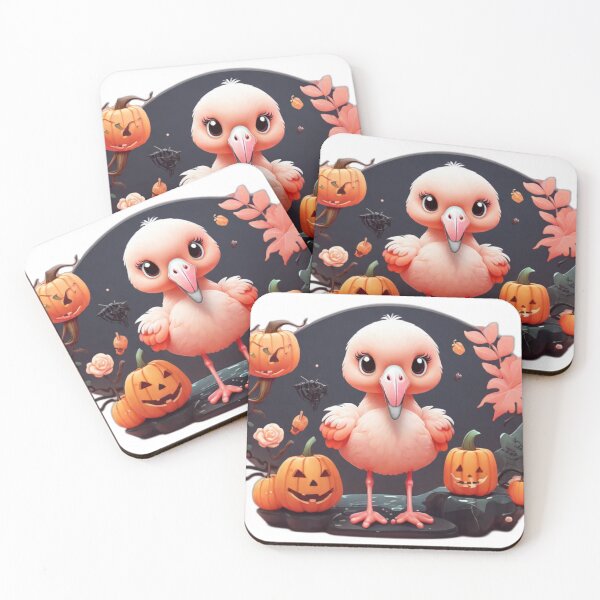 Item preview, Flamingo's Sweet Halloween  designed and sold by NeatThingLover.