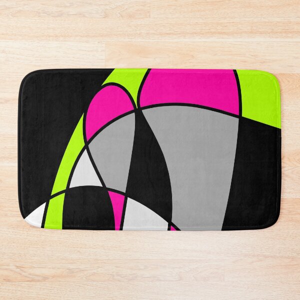 Item preview, Colorful Abstract with Green and Pink designed and sold by CrazySoulArt.