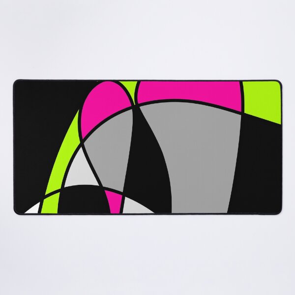 Item preview, Colorful Abstract with Green and Pink designed and sold by CrazySoulArt.