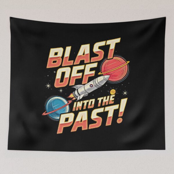Item preview, Vintage Rocket Blasts Into Past designed and sold by artwaves.