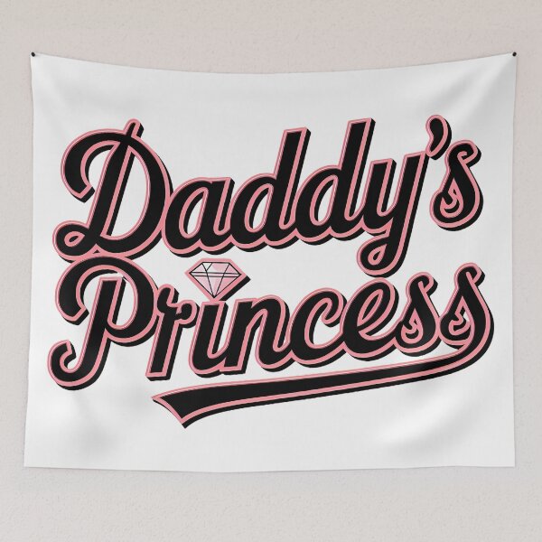 Item preview, Daddy’s Princess Diamond Text Design designed and sold by ZetaDream.