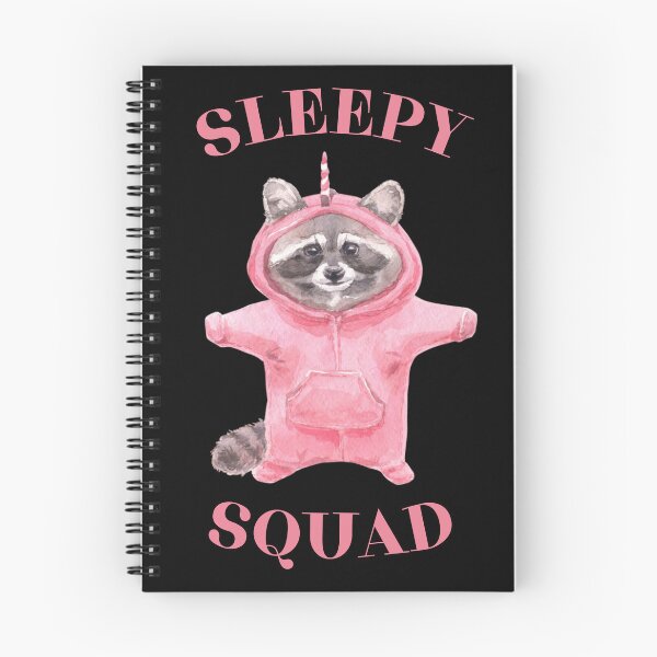 Item preview, Sleepy Squad - Raccoon In Pajamas designed and sold by Maviartig.