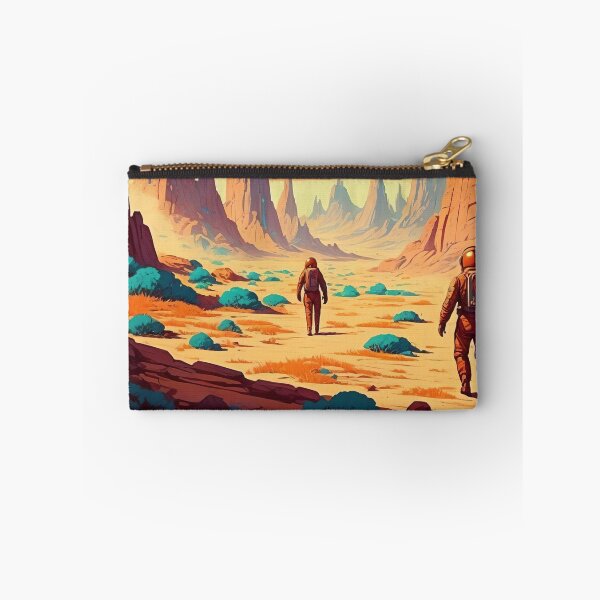 Item preview, Explorers Among the Floating Cities of Space designed and sold by ArtComixHaven.