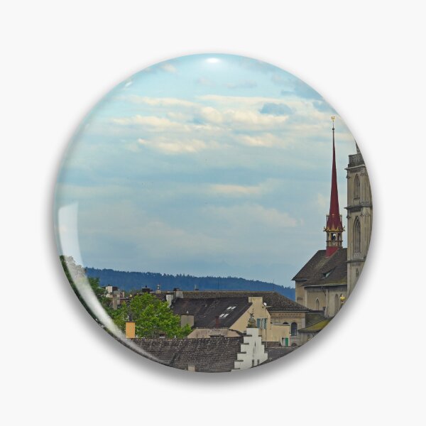 Item preview, Grossmunster cathedral towers in Zurich, Switzerland designed and sold by goceris.