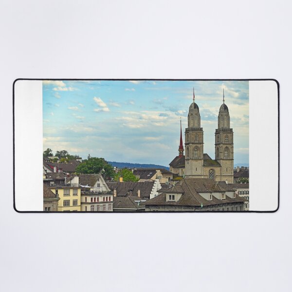 Item preview, Grossmunster cathedral towers in Zurich, Switzerland designed and sold by goceris.