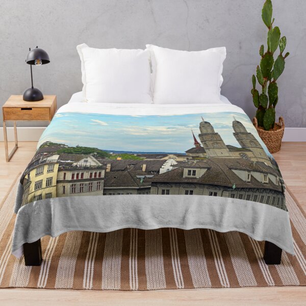 Item preview, Grossmunster cathedral towers in Zurich, Switzerland designed and sold by goceris.