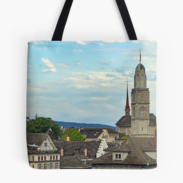 Item preview, Grossmunster cathedral towers in Zurich, Switzerland designed and sold by goceris.