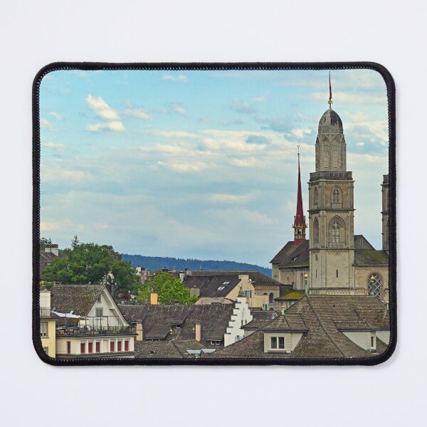 Item preview, Grossmunster cathedral towers in Zurich, Switzerland designed and sold by goceris.