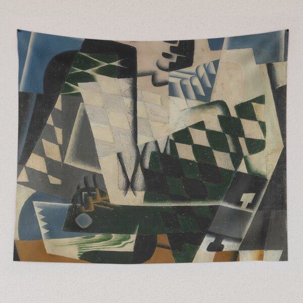 Item preview, juan gris artwork, artist juan gris, juan gris paintings, collage juan gris, juan gris cubism art, juan gris prints designed and sold by rosa-reid.