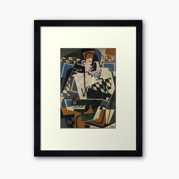 Aperçu de l'œuvre oeuvre d'art de juan gris, artiste juan gris, peintures de juan gris, collage juan gris, art cubiste de juan gris, estampes de juan gris créée et vendue par rosa-reid.
