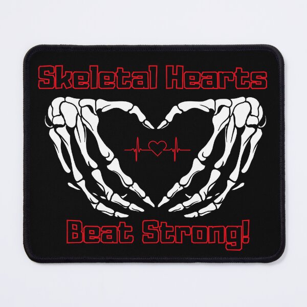 Item preview, Funny Skeleton Skeletal Hearts Beat Strong designed and sold by InfinVibeDesign.