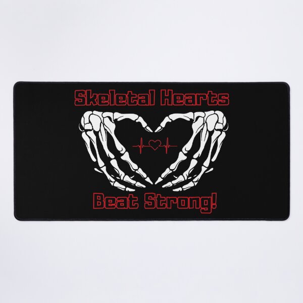 Item preview, Funny Skeleton Skeletal Hearts Beat Strong designed and sold by InfinVibeDesign.