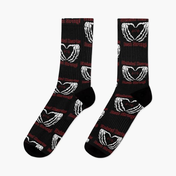 Item preview, Funny Skeleton Skeletal Hearts Beat Strong designed and sold by InfinVibeDesign.