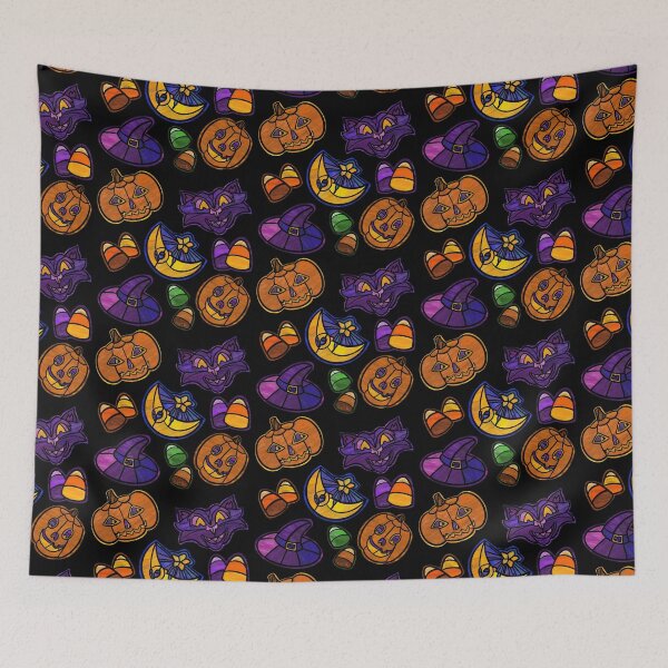 Item preview, Vintage Halloween Stained Glass designed and sold by Emroar.