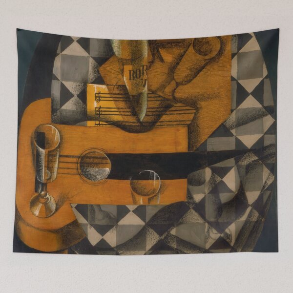 Item preview, juan gris artwork, artist juan gris, juan gris paintings, collage juan gris, juan gris cubism art, juan gris prints designed and sold by rosa-reid.