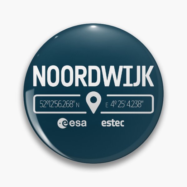 Item preview, ESA ESTEC Noordwijk: Space Center Coordinates Art designed and sold by MeetinSpace.