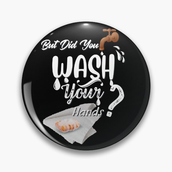 Item preview, But Did You Wash Your Hands? Hand Washing Hygiene Vintage designed and sold by MiMiGuelShop.