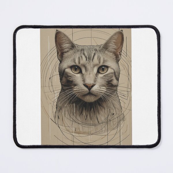 Item preview, Abstract Cat Minimalist Illustration Japandi Neutral Simple Art designed and sold by SoulfulFineArt.