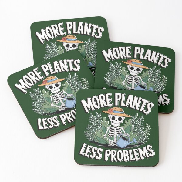 Item preview, More Plants Less Problems designed and sold by Kaurisdigital.