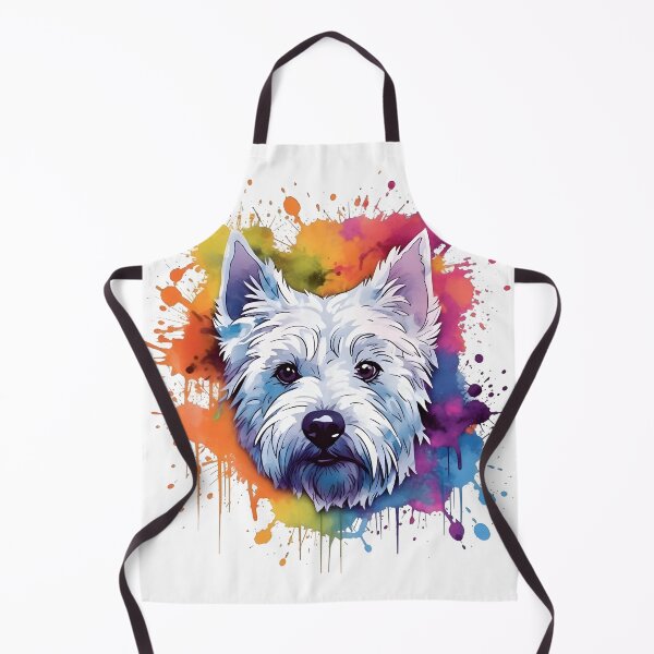 Item preview, West Highland White Terrier | Colorful Watercolor Design #11 designed and sold by MatsurexDesigns.