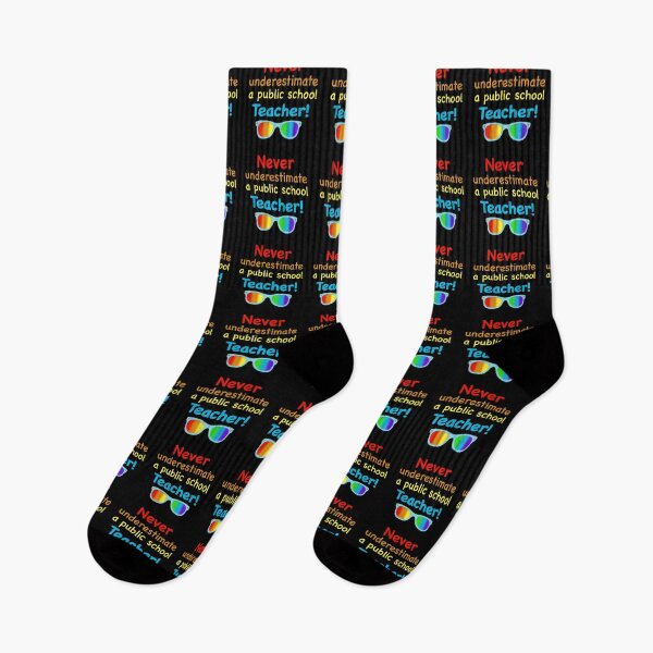 Item preview, Public school teacher on black designed and sold by MarySchwindt.