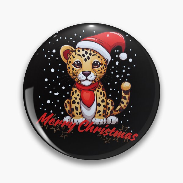 Item preview, Christmas cat Merry Christmas Cat Animals Leopard designed and sold by Design_Your_Day.
