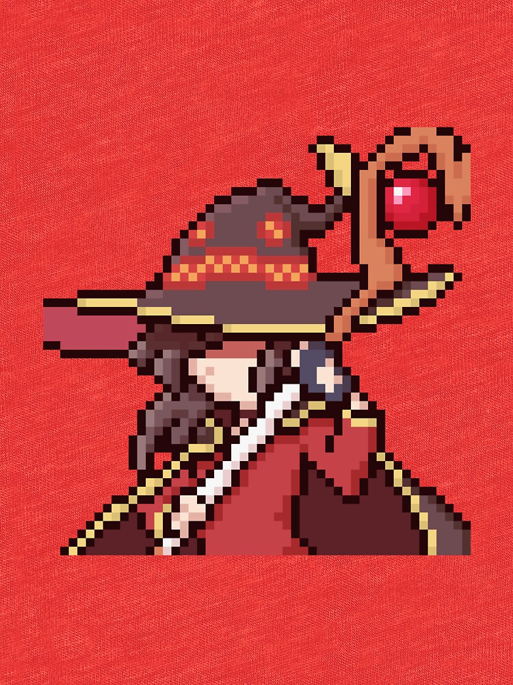 "Megumin Pixel Art" T-shirt by omiced | Redbubble