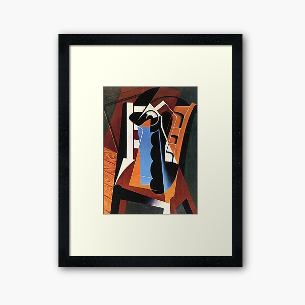 Aperçu de l'œuvre oeuvre d'art de juan gris, artiste juan gris, peintures de juan gris, collage juan gris, art cubiste de juan gris, estampes de juan gris créée et vendue par rosa-reid.