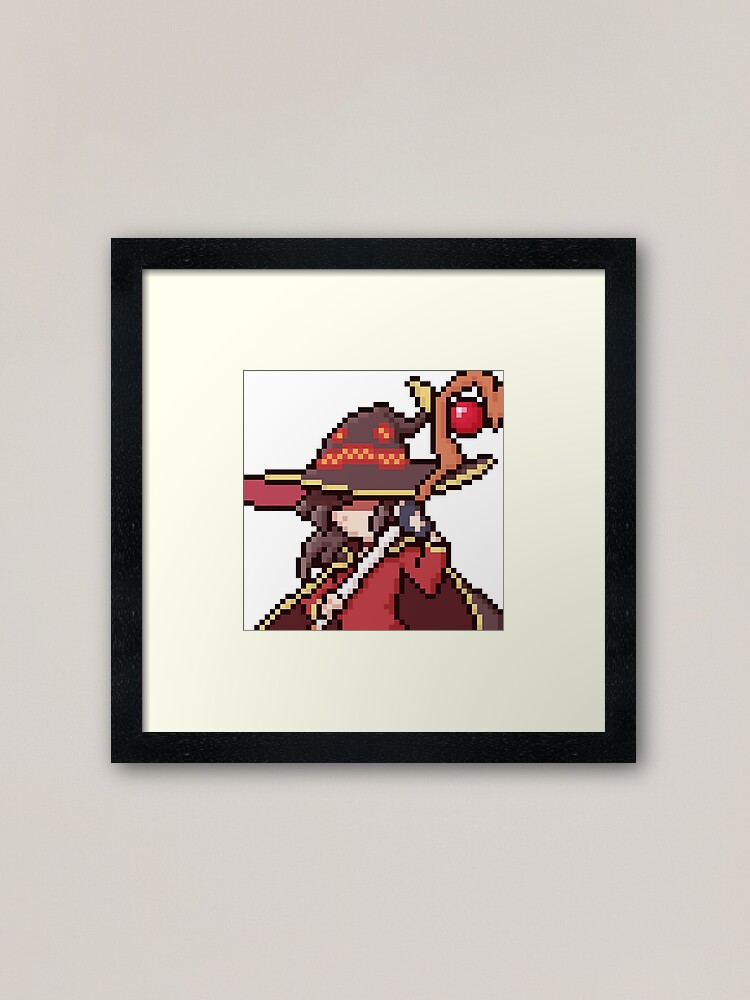 Megumin Pixel Art Metal Print for Sale by Omi Cedar