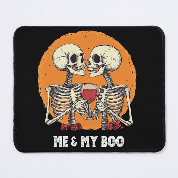 Item preview, Me & My Boo Funny Skeleton Halloween designed and sold by No11DigitalArt.