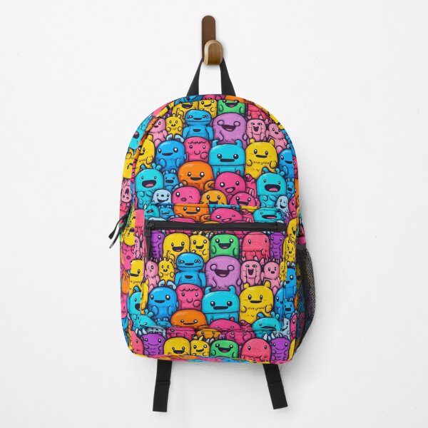 Item preview, Rainbow Monster Mash Creatures Cartoon Doodles designed and sold by Vinson-MFG.