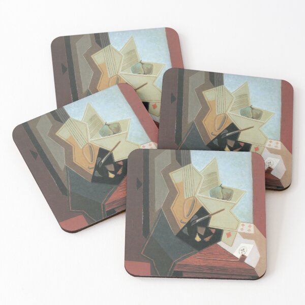 Item preview, juan gris artwork, artist juan gris, juan gris paintings, collage juan gris, juan gris cubism art, juan gris prints designed and sold by rosa-reid.