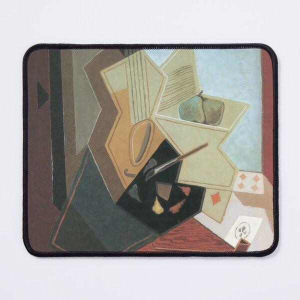 Item preview, juan gris artwork, artist juan gris, juan gris paintings, collage juan gris, juan gris cubism art, juan gris prints designed and sold by rosa-reid.