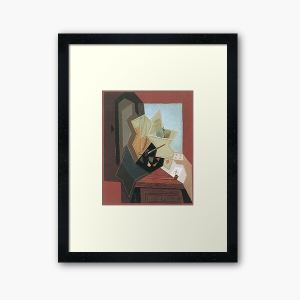 Aperçu de l'œuvre oeuvre d'art de juan gris, artiste juan gris, peintures de juan gris, collage juan gris, art cubiste de juan gris, estampes de juan gris créée et vendue par rosa-reid.