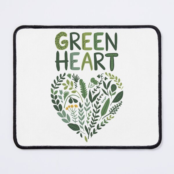 Item preview, Green Heart designed and sold by TheFrenchVegan.