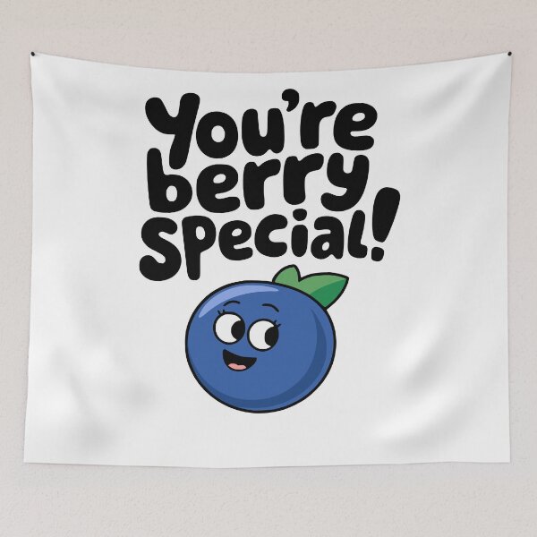 Item preview, You're Berry Special! Funny Cute Blueberry designed and sold by PMCreative.