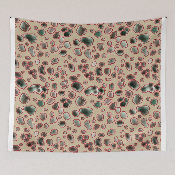 Item preview, Animalier watercolor and digital hybrid beige designed and sold by Alessandro Remo Mazzoni Remotextiles.