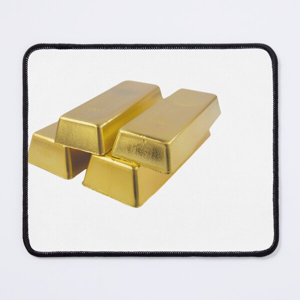 Item preview, Realistic Style Gold Bars, Gold Nuggets, Gold, Stickers, Logo, Illustration, Wall arts, Art Prints and More designed and sold by Kevin Lou.