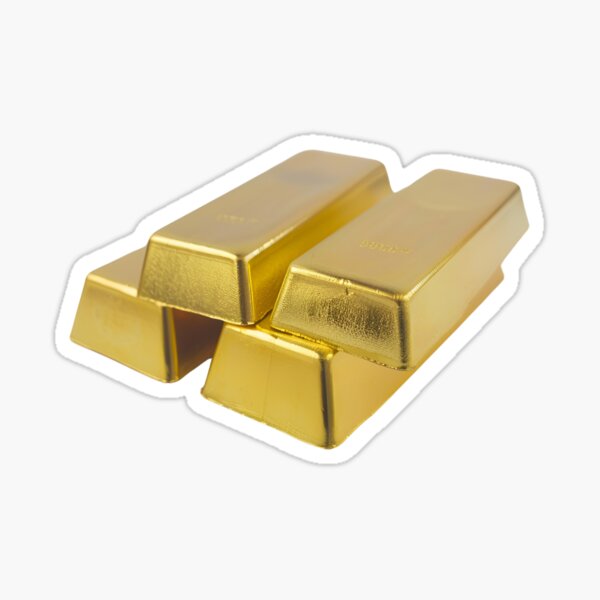 Artikel-Vorschau von Goldbarren, Goldnuggets, Gold, Aufkleber, Logos, Illustrationen, Wandkunst, Kunstdrucke und mehr im realistischen Stil, designt und verkauft von Kevin Lou.