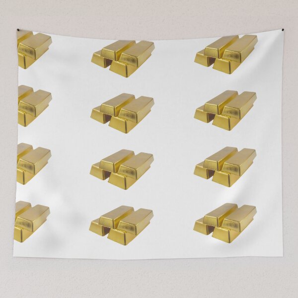 Item preview, Realistic Style Gold Bars, Gold Nuggets, Gold, Stickers, Logo, Illustration, Wall arts, Art Prints and More designed and sold by Kevin Lou.