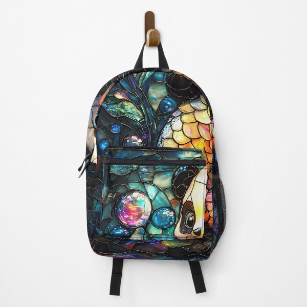 Item preview, Mystical Panda Mermaid in Stained Glass Style Ocean designed and sold by Matt's Artificial Nature.