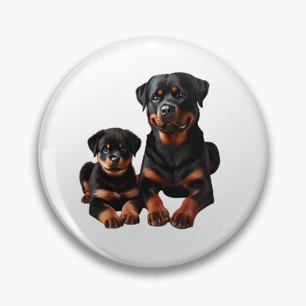 Item preview, Rottweiler Mother and Puppy designed and sold by CardsStudio.