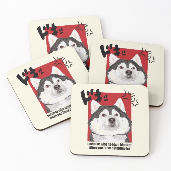 Item preview, Because who needs a blanket when you have a malamute ? designed and sold by Peerless-Prime.